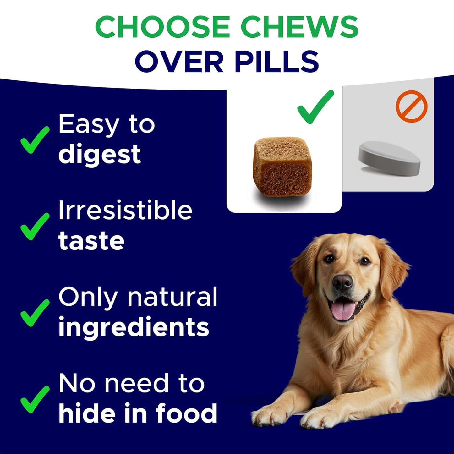 Melatonin for Dogs to Sleep 6mg - Doggie Sleep Aid Treats - Sleeping Pills for Anxiety- Made in USA - 120Ct