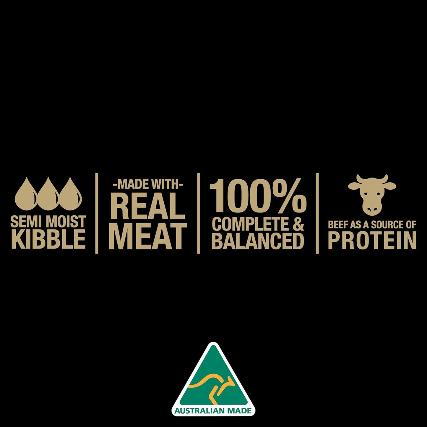 Adult Dry Dog Food Gourmet Beef & Vegetables 1.5kg Bag, 4 Pack