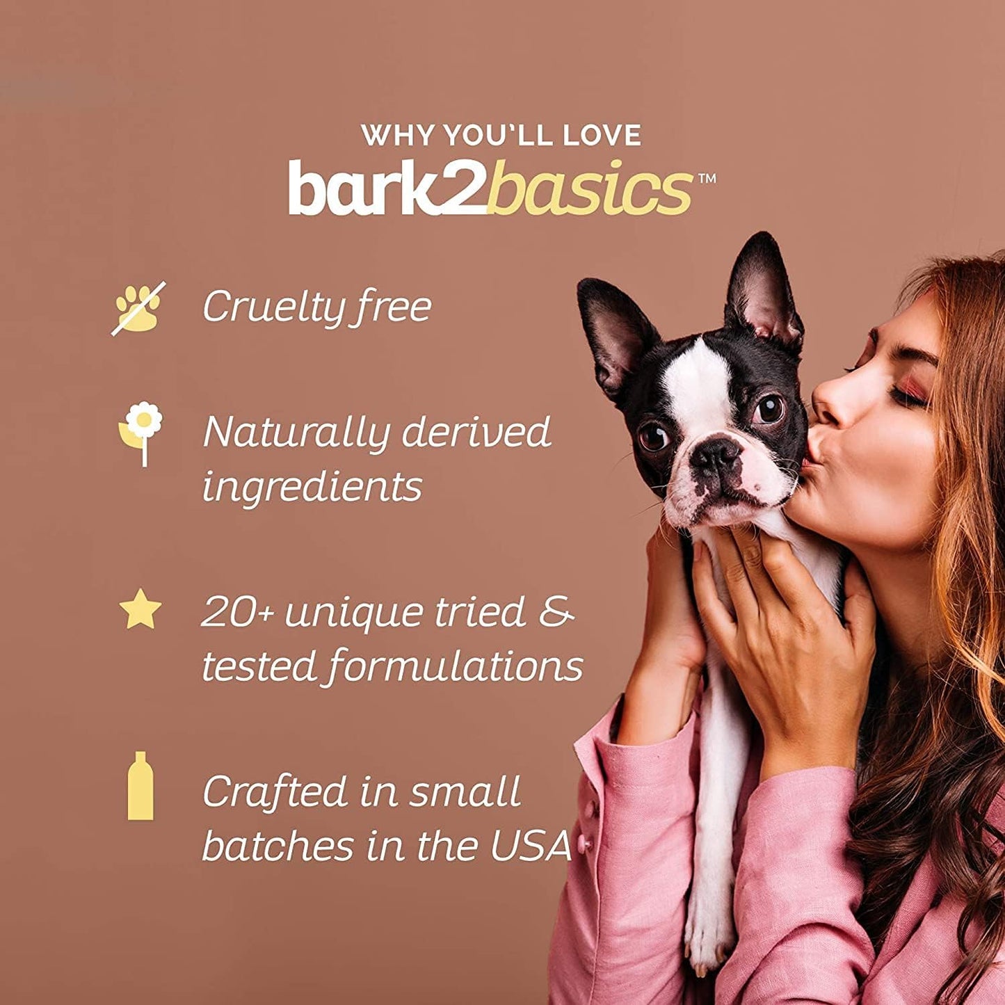 Bark2Basics Dog Ear Cleaner, 16 oz - All Natural, USA made