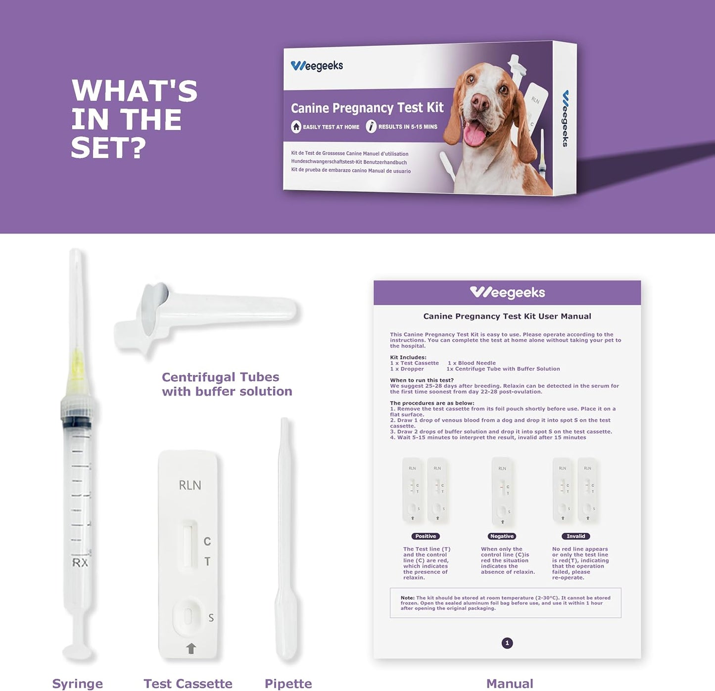 Dog Pregnancy Test Kit at Home