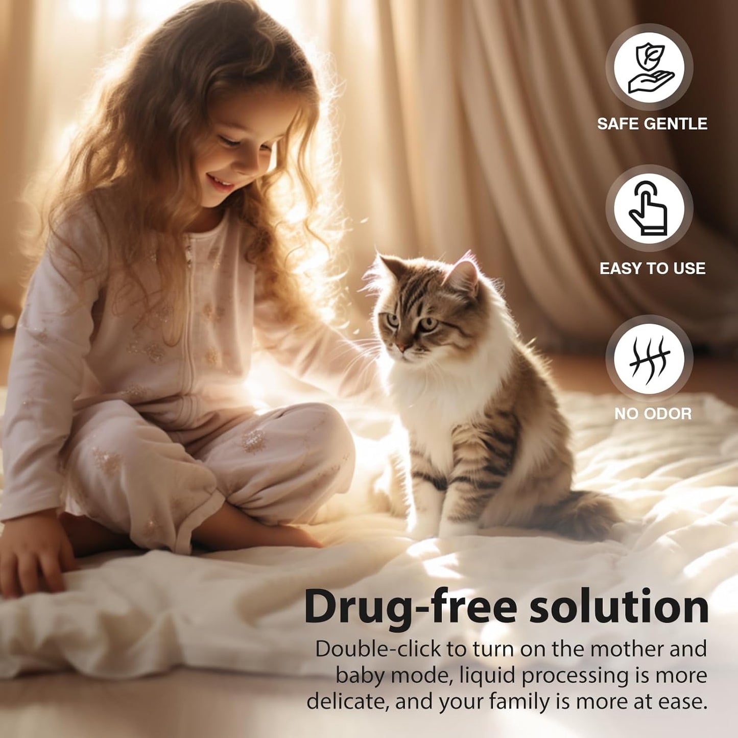 Multi Cat Calming Diffuser Relieve Stress Anxiety Cat Pheromones Calming Diffuser with Timing Function
