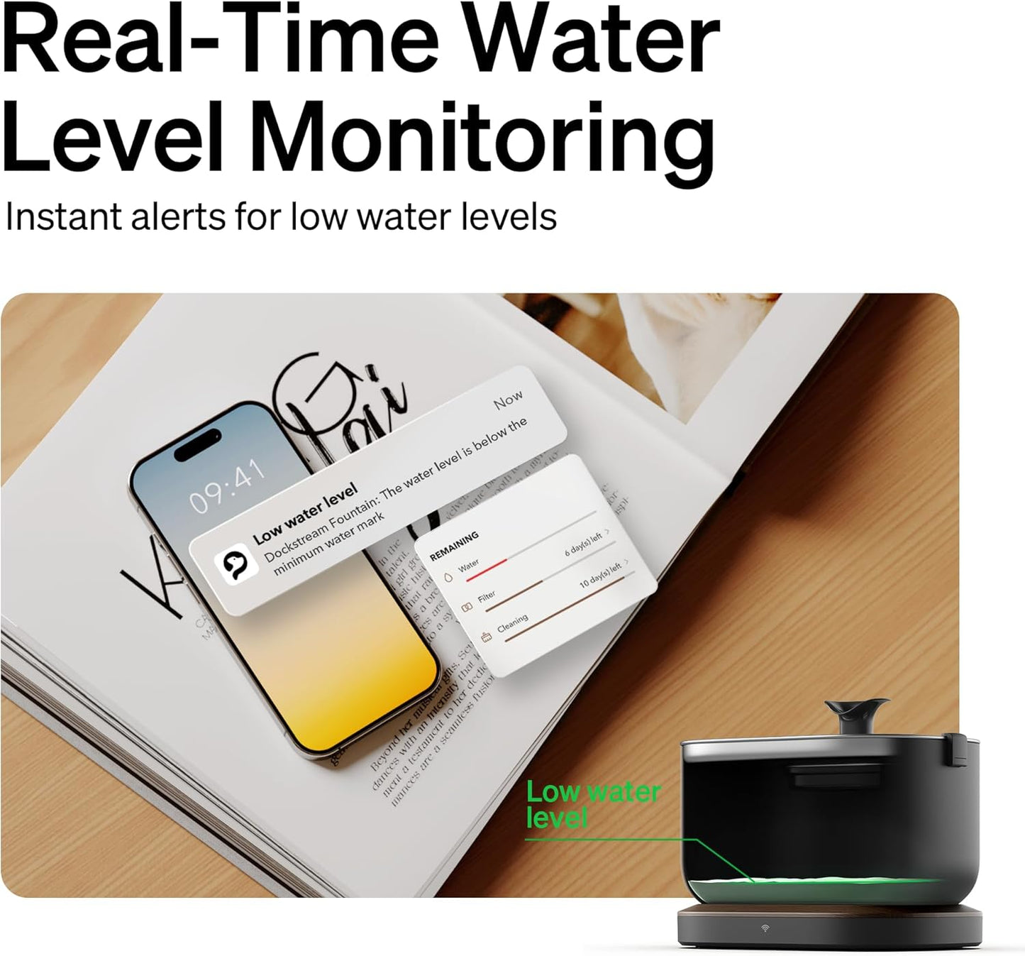 PETLIBRO Cat Water Fountain, App Monitoring