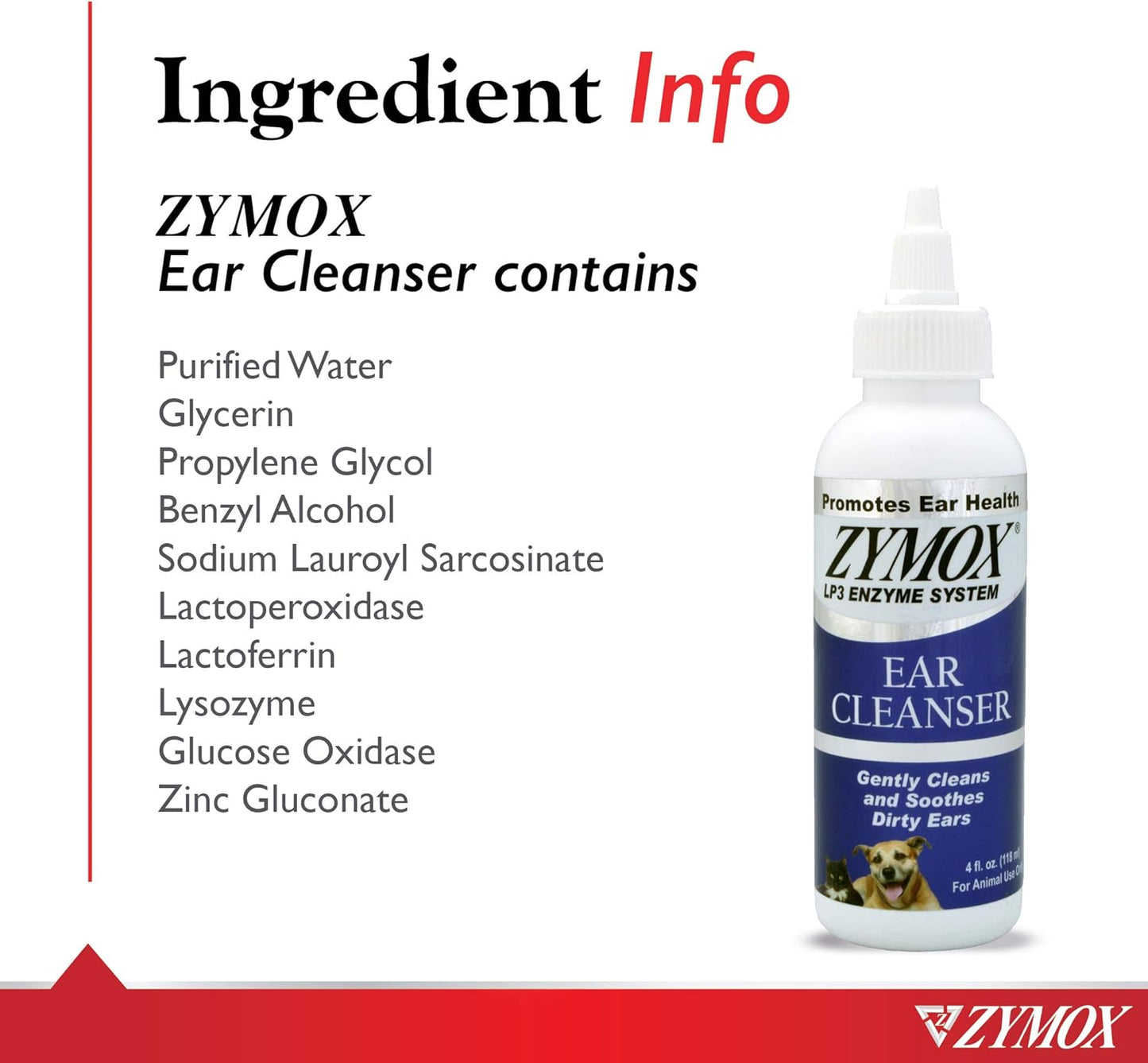 Zymox Ear Cleanser With Bio-Active Enzymes, 4 oz.
