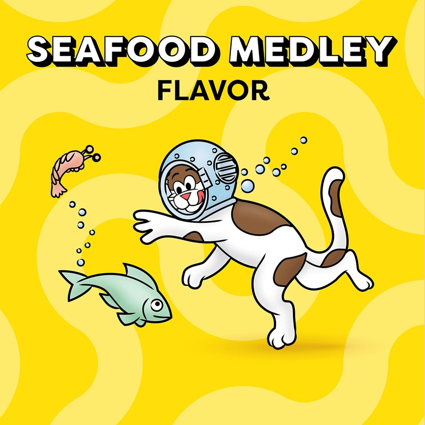 TEMPTATIONS Classic Crunchy and Soft Cat Treats Seafood Medley Flavor, 30 oz. Tub