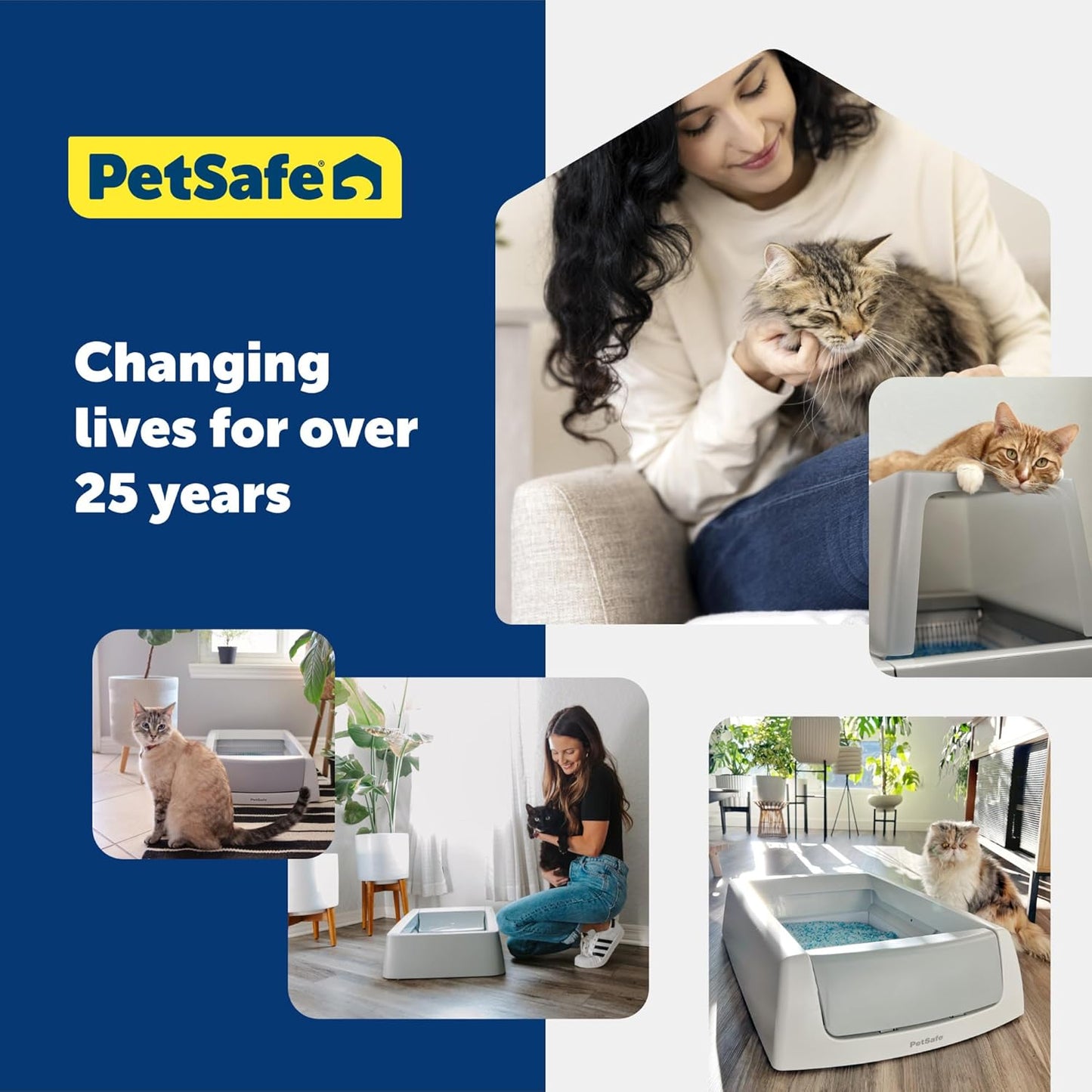 PetSafe ScoopFree Odor Control Crystal Cat Litter, Fresh Scent, 8 Lb Bag, Pack of 3-USA Product