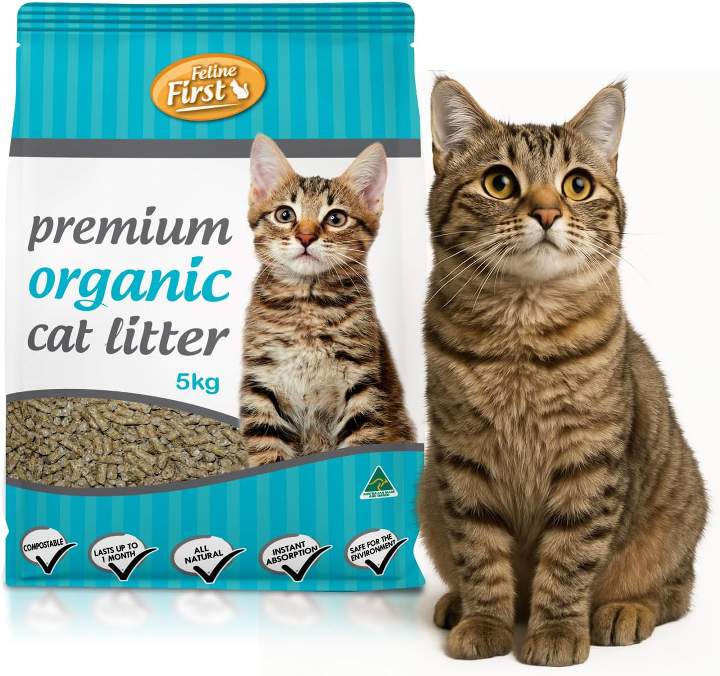 Feline First Organic Kitty Litter 5kg
