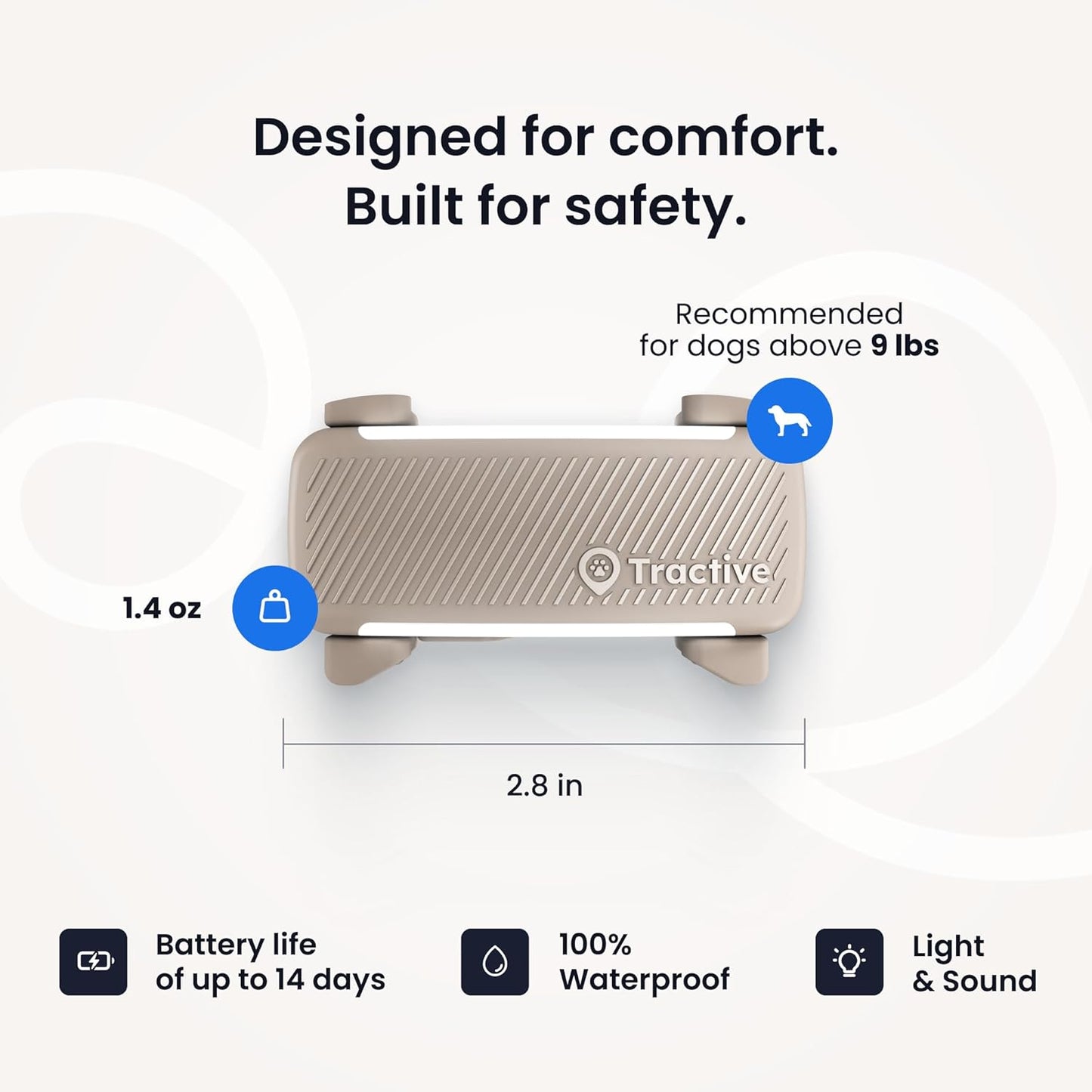 Tractive Smart Dog GPS Tracker | Live Pet Tracker with Virtual Fence