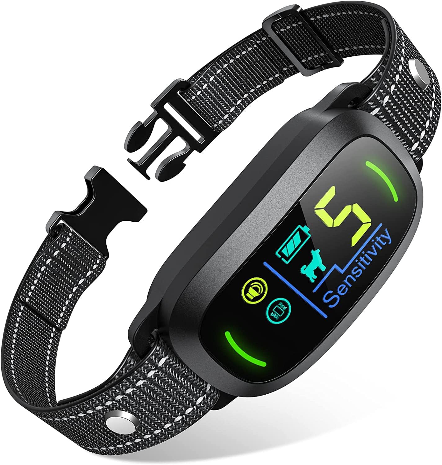 Dog Bark Collar for Large Medium Small Dogs, Rechargeable Smart Bark Collar, Anti Barking