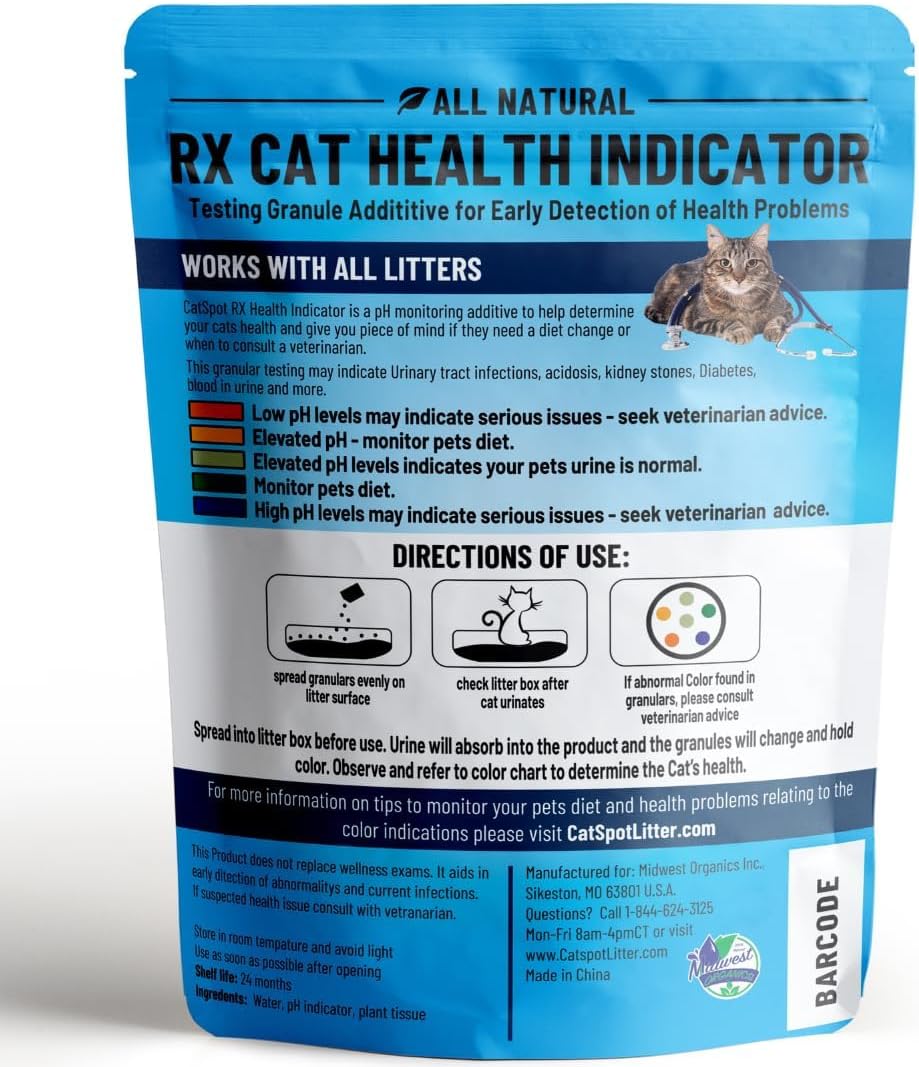 RX Cat Health Indicator | Cat Health Monitoring with Color Changing Indicators