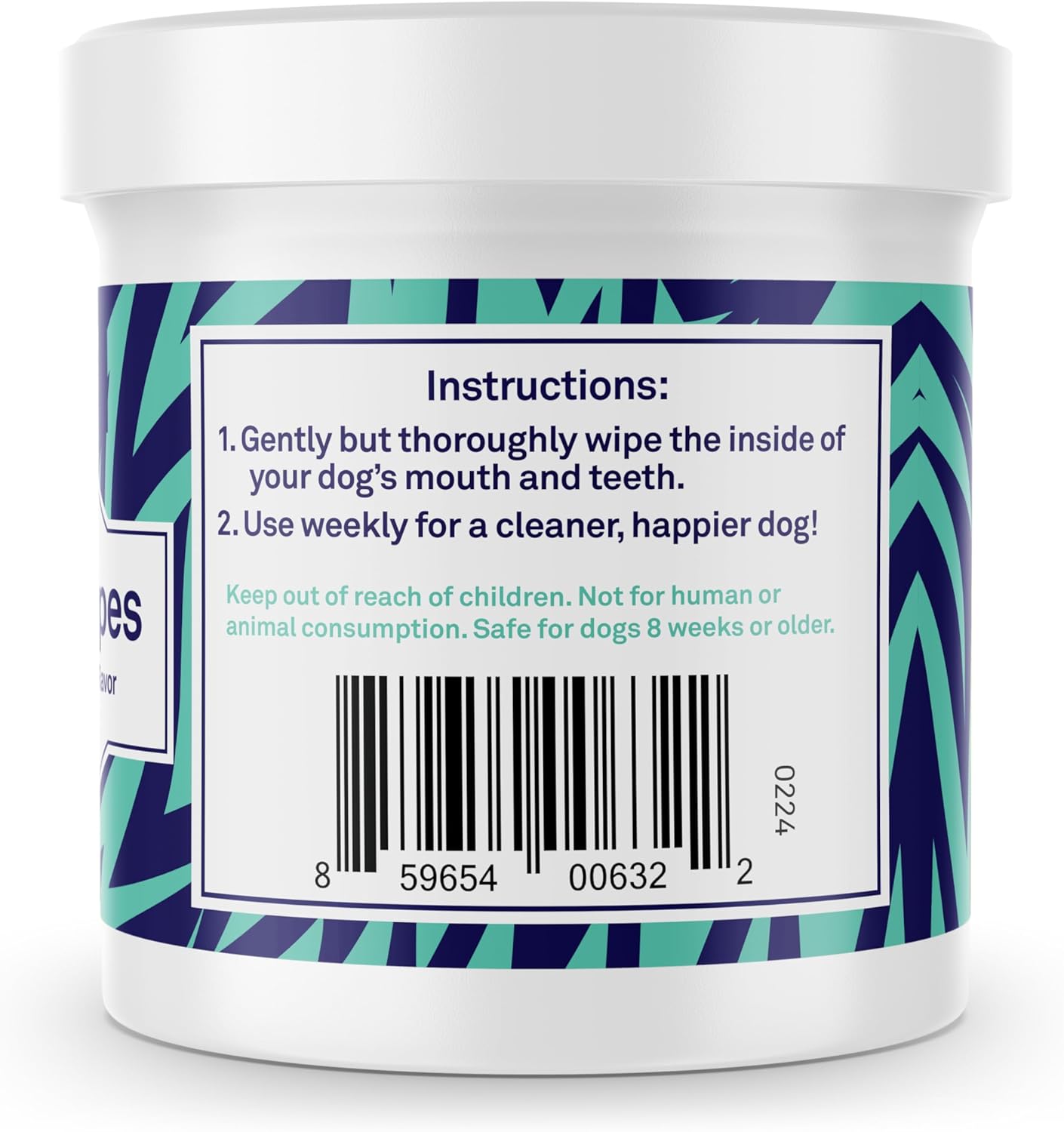 Petpost | Dental Wipes for Dogs - Bad Breath and Tooth Buildup Gone