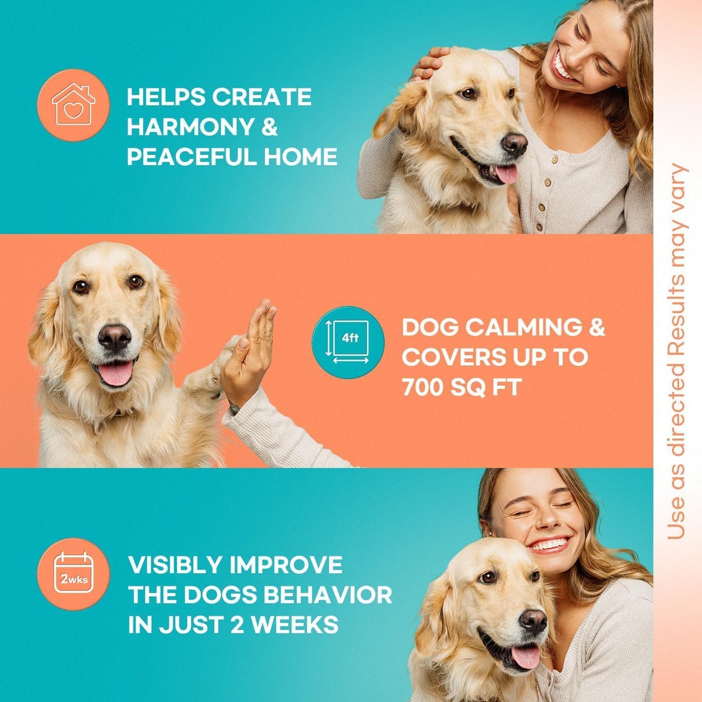 Dog Calming Pheromone Plug Diffuser: Dog Calming Pheromones Diffuser - Calm Dogs 60 Supply
