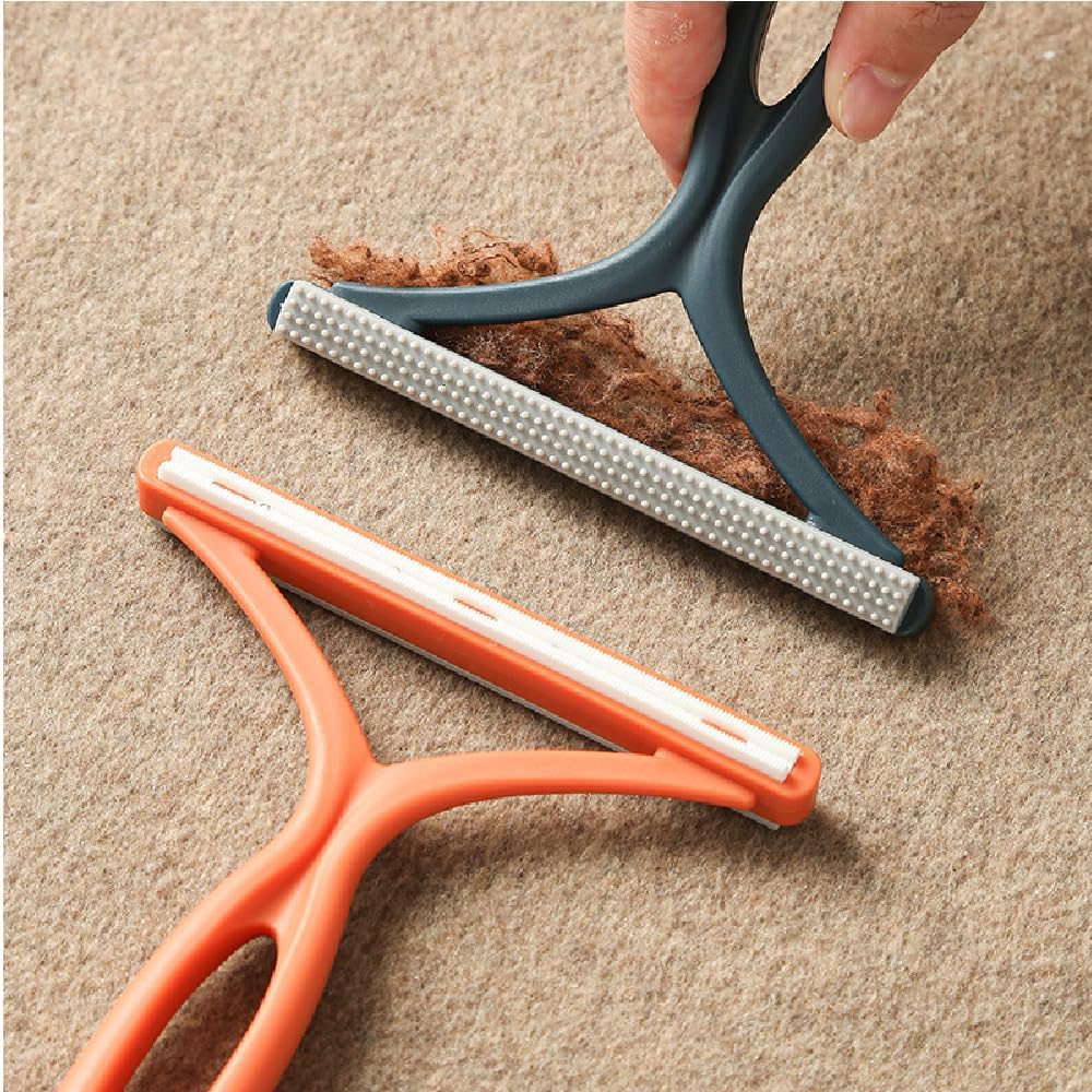 Reusable Portable Lint Remover, Pet Hair Remover Brush for Carpet Sofa, Cat Hair Remover