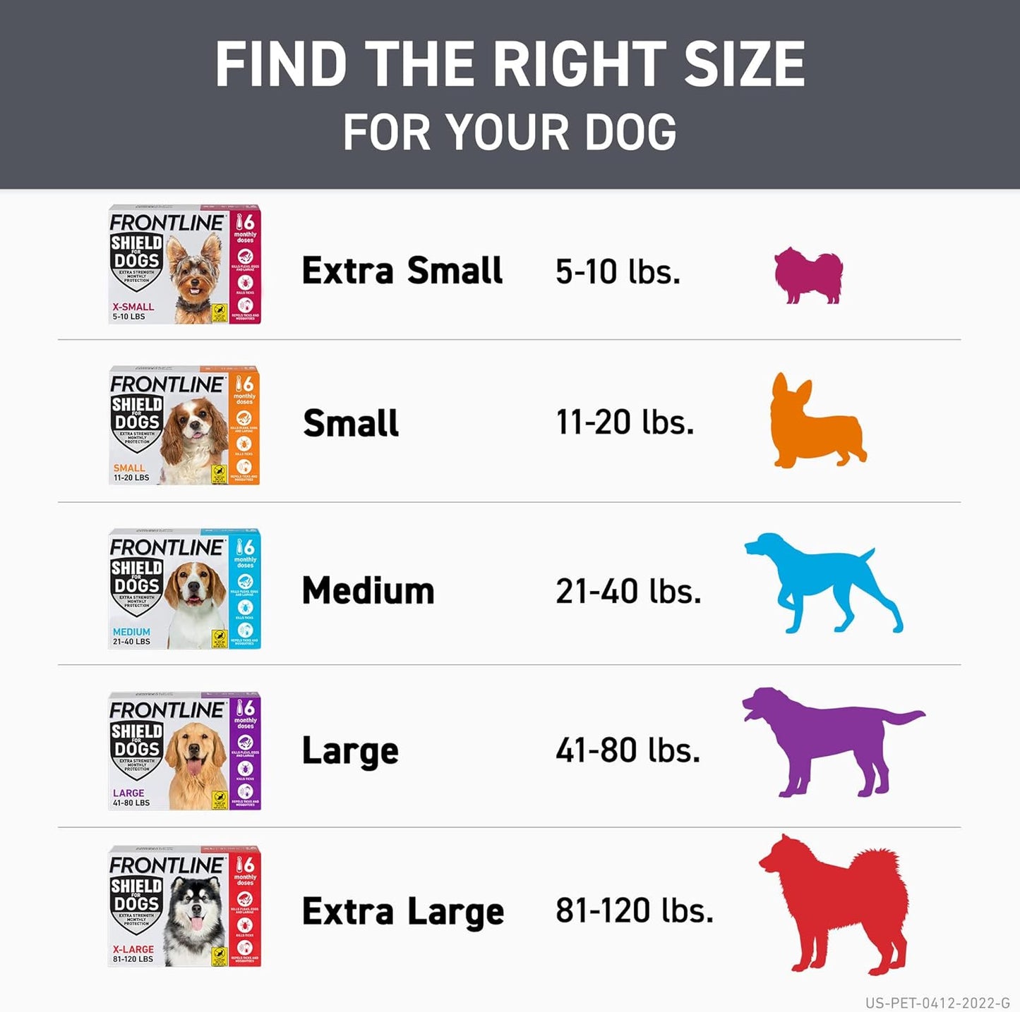 FRONTLINE Shield Flea & Tick Treatment for Large Dogs 41-80 lbs. Count of 3 Visit the Frontline Store