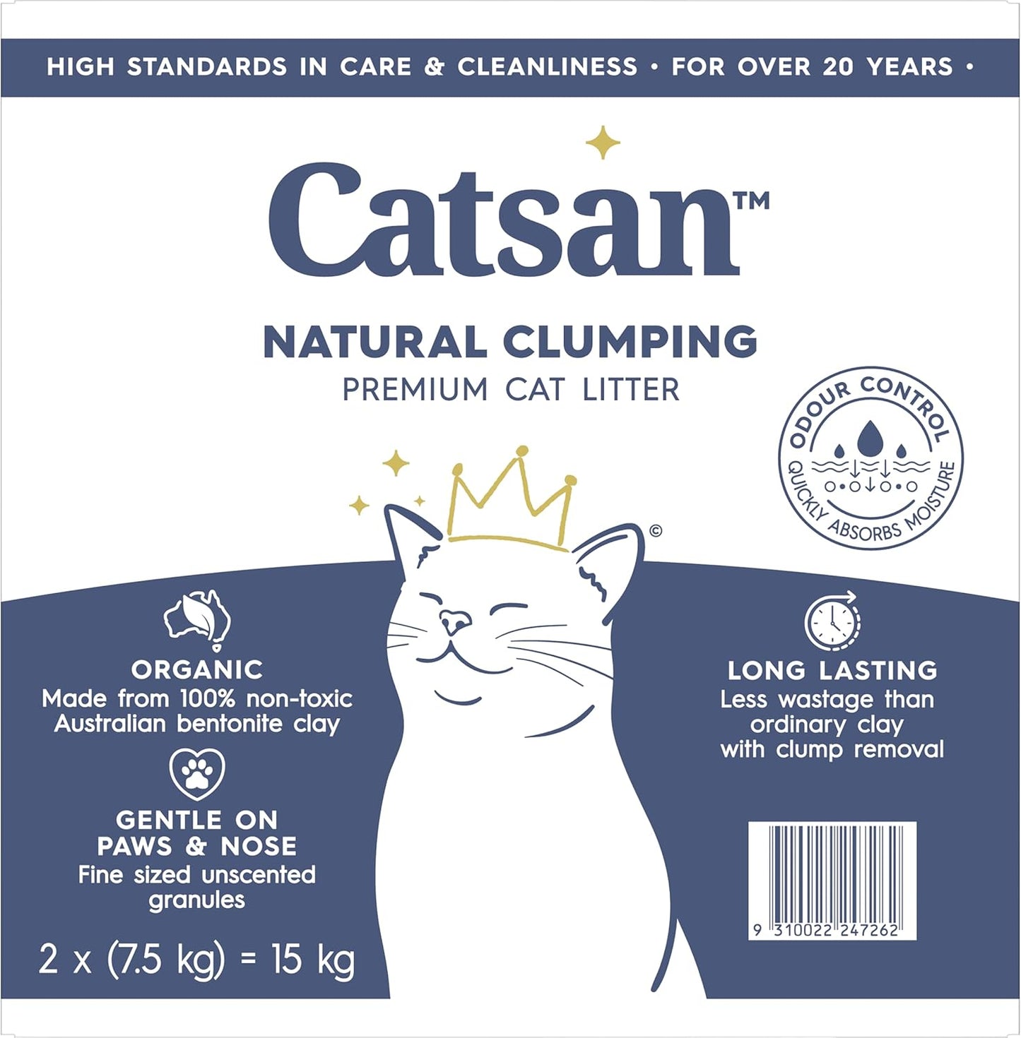 CATSAN Cat Litter Ultra Clumping Clay 15kg