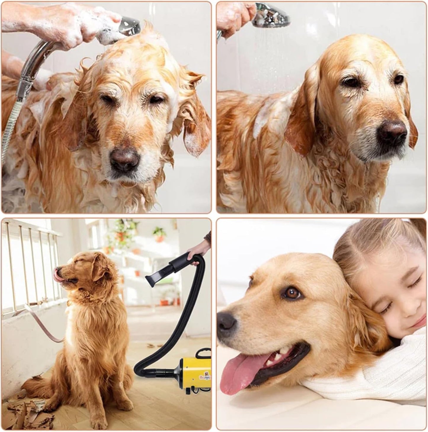 Memows Dog Hair Dryer, 2800W Dog Blaster Dryer, Pet Grooming Hair Dryer