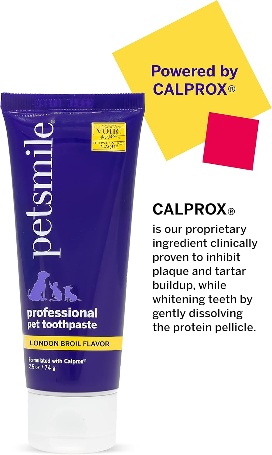 Petsmile Professional Pet Toothpaste for Cats & Dogs - Only VOHC Accepted Toothpaste