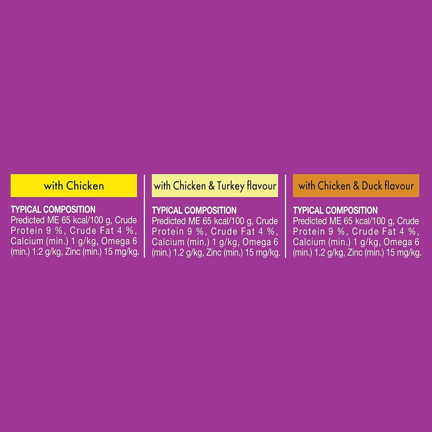 whiskas Favourites with Chicken Cat Wet Food 85 g (Pack of 60)