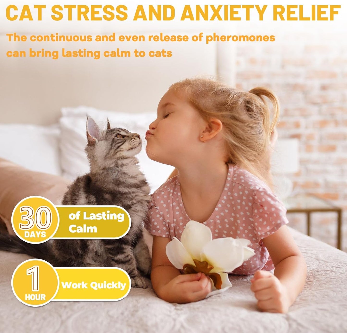Calming Collar for Cats,Cat Pheromone Collar4-Pack
