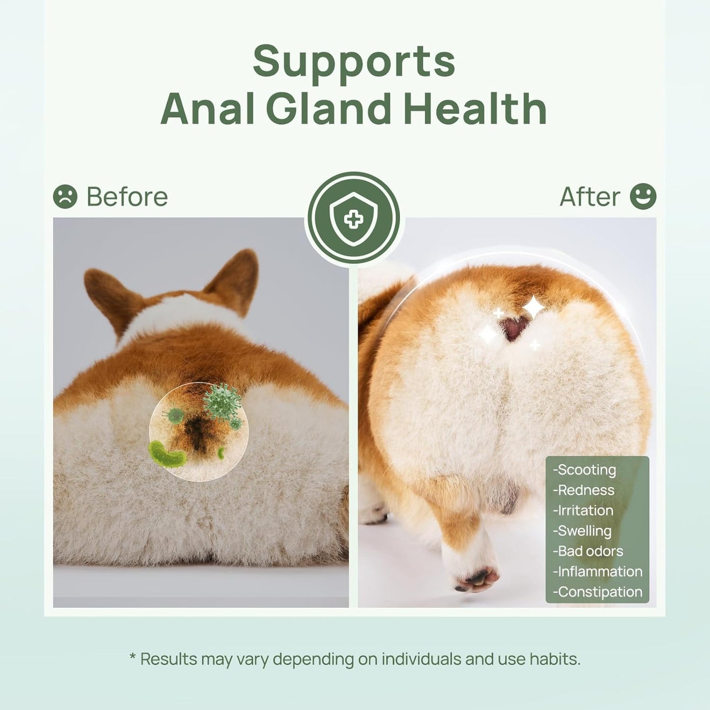 HICC PET Wipes for Dogs & Cats, Vet Recommended Cleansing Deodorizing & Soothing Allergy Infections Anal Gland Wipes with Coconut Oil, Dog Wipes for Cleaning Butt Paw
