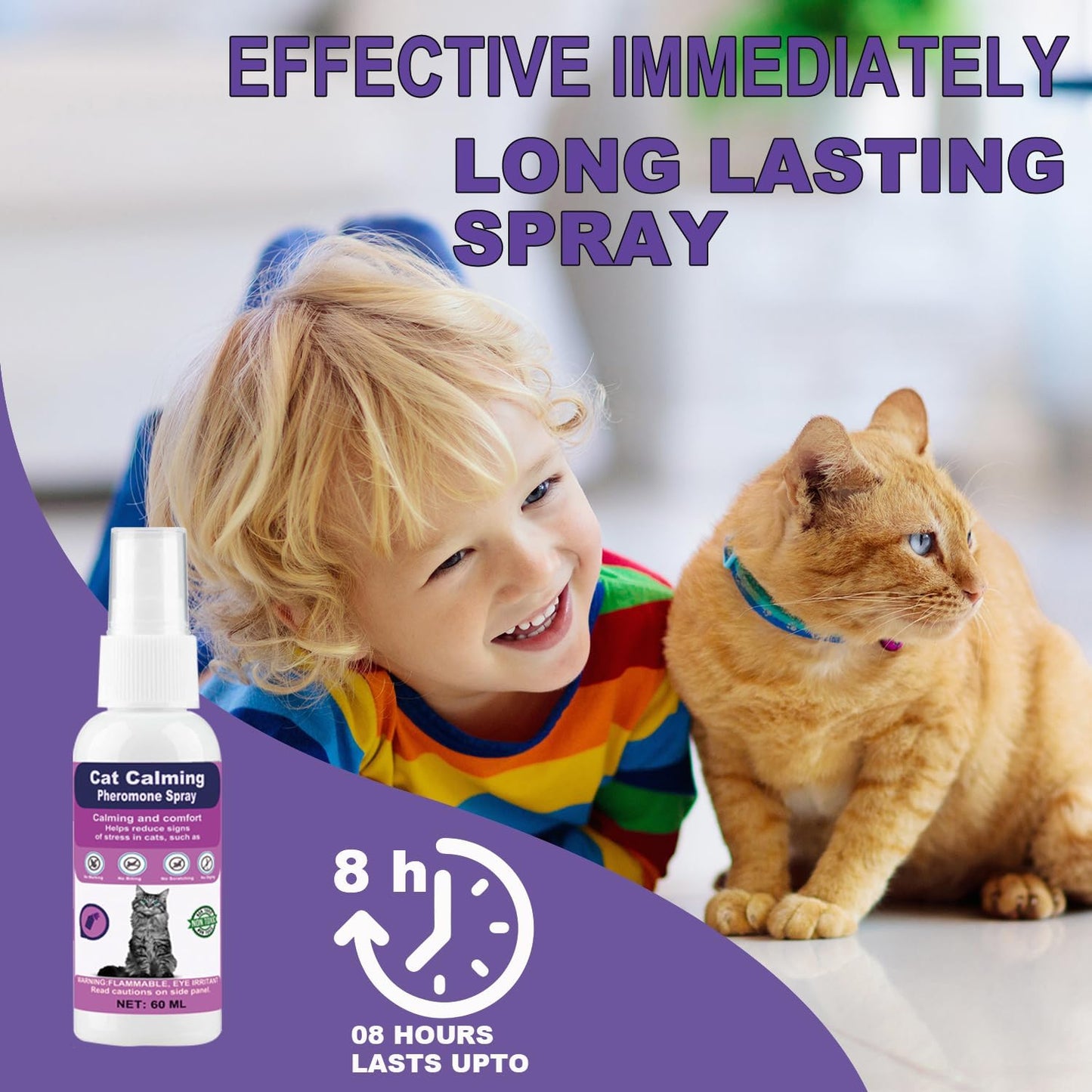 Cat Calming Pheromone Spray - Anti Anxiety Pet Products