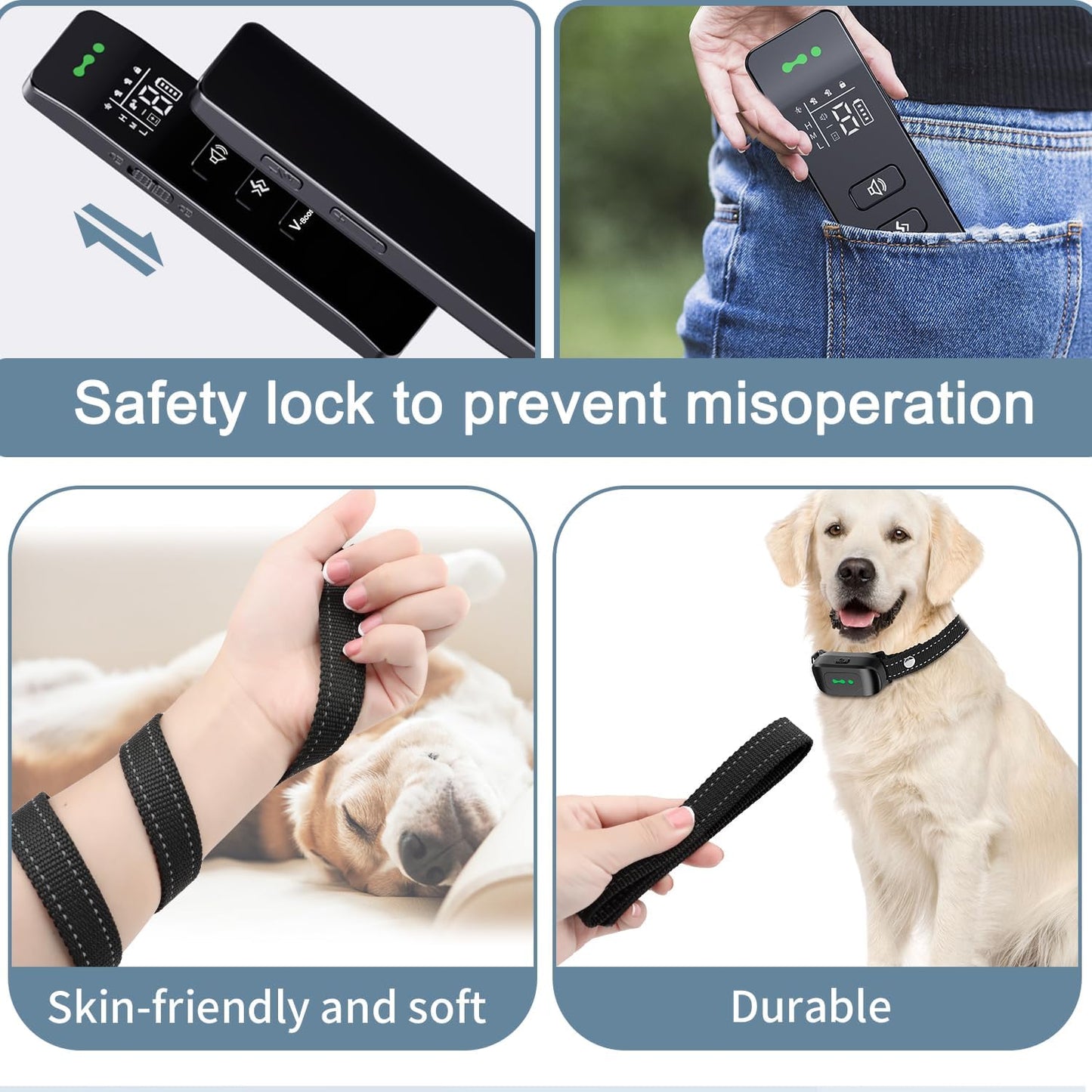 Anti Barking Collar with Remote 2600ft