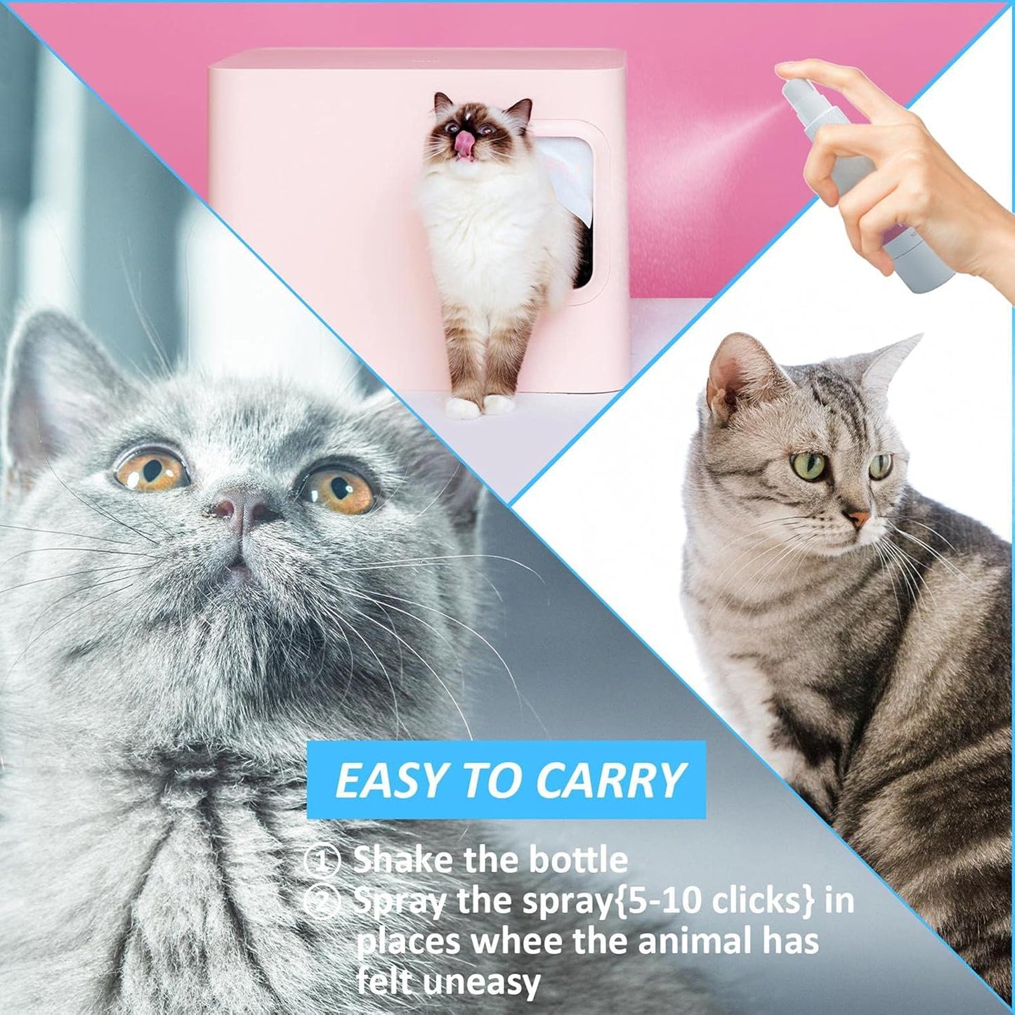 Cat Calming Pheromone Spray (60ML)