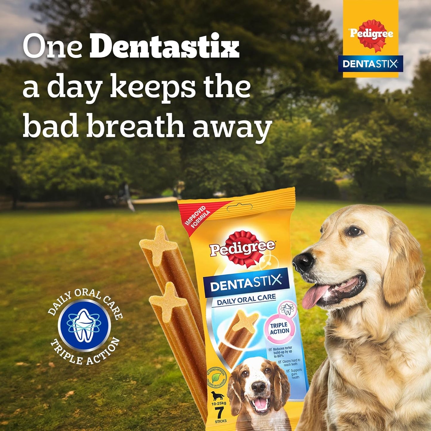 PEDIGREE DentaStix Medium Dog Treats Daily Oral Care Dental Chews 56 Pack