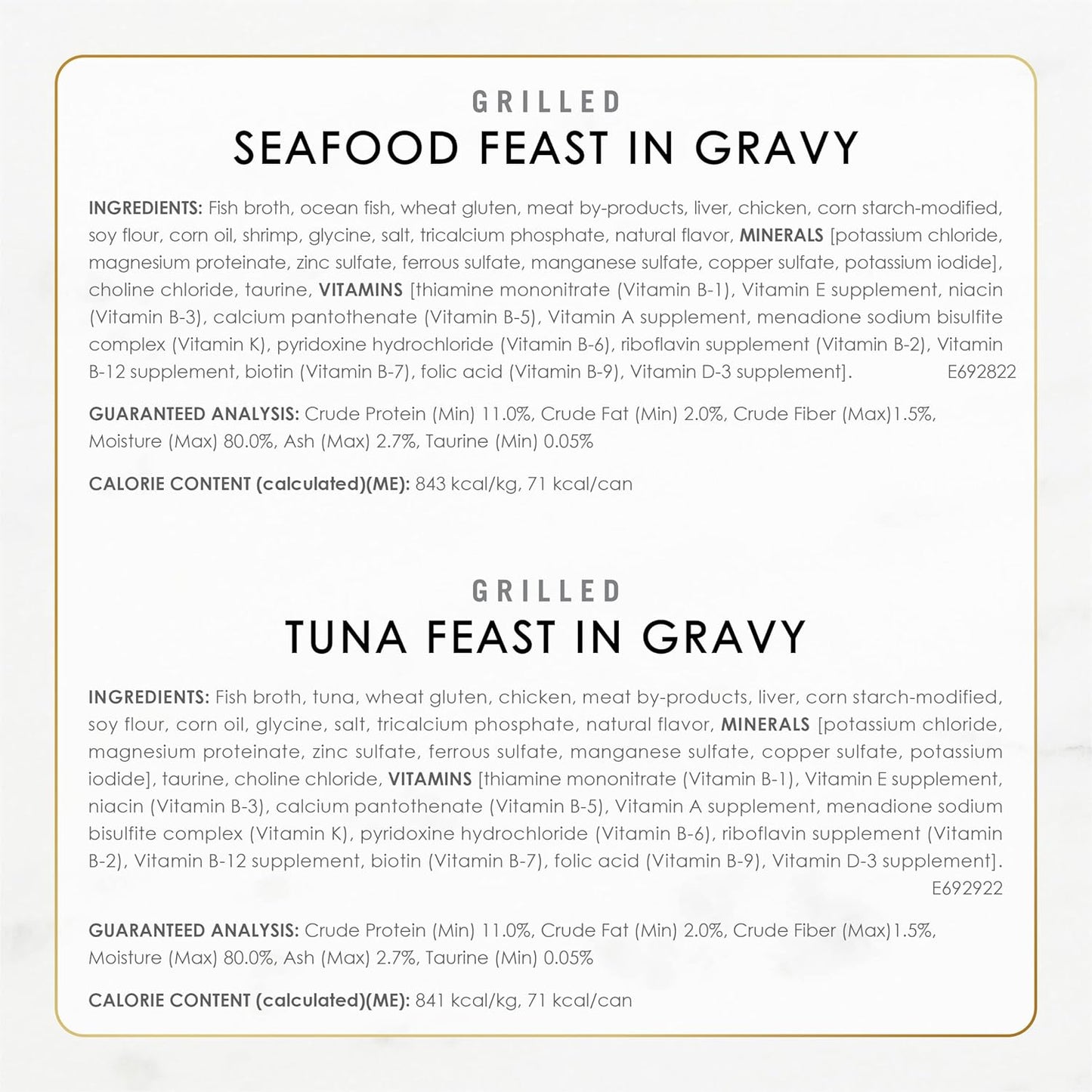 Fancy Feast Adult Wet Cat Food Classic Seafood Grilled Collection 24x85g