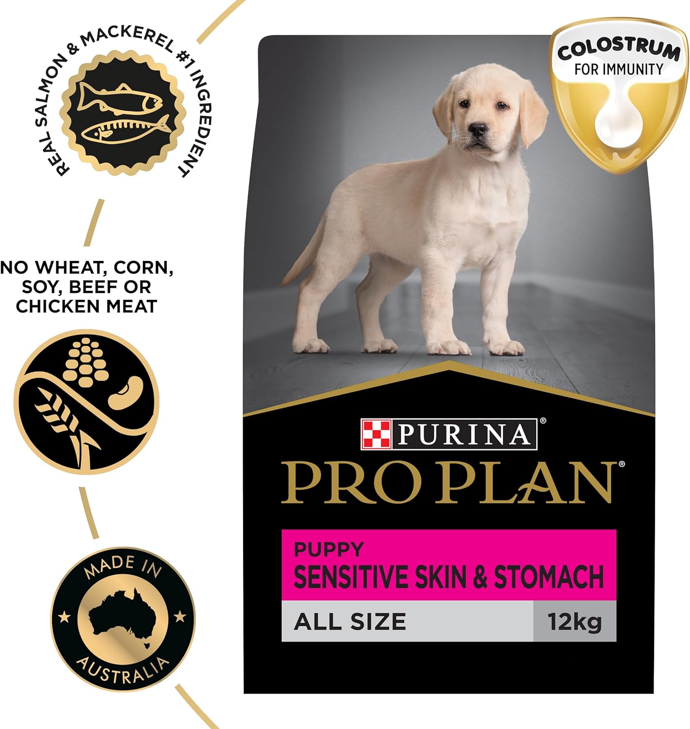 ProPlan Puppy Sensitive Skin & Stomach Dry Dog Food 12kg