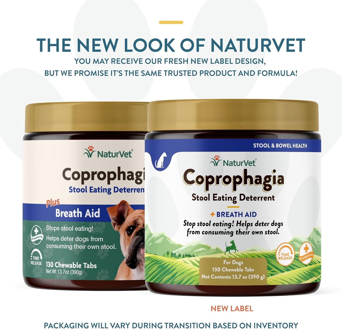 NaturVet Coprophagia Deterrent Tablets, 130 Pills
