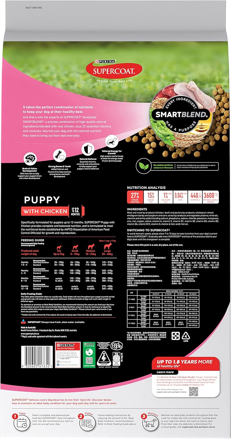 Puppy Chicken Dry Dog Food 20kg