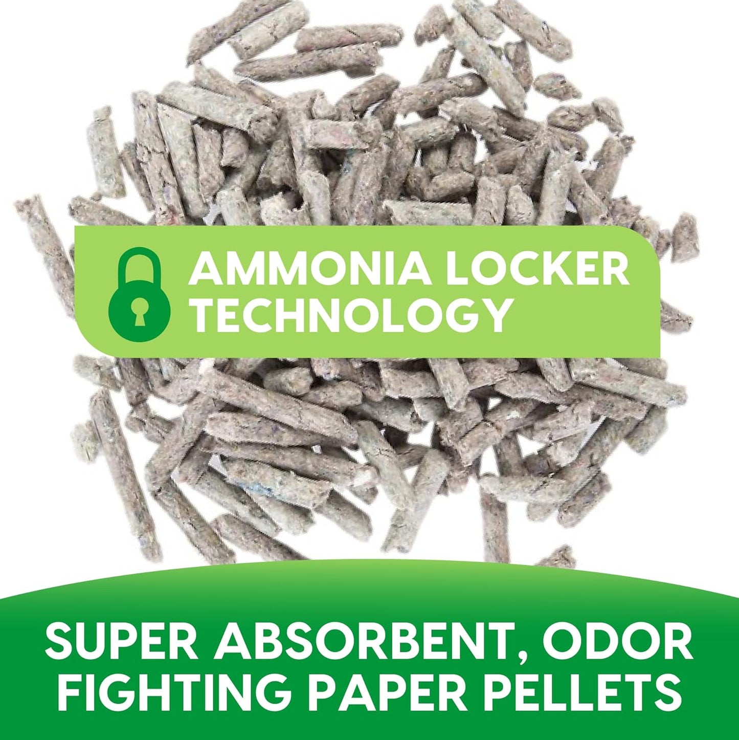 Fresh News Recycled Paper, Original Pellet Cat Litter, 25 Pound-USA made