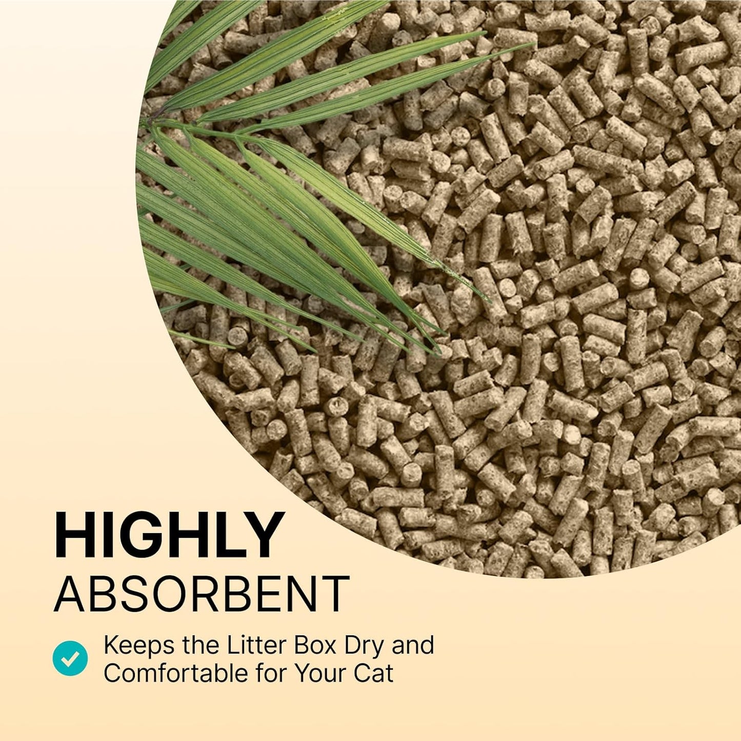 Feline First Premium Organic Cat Litter 18kg - Fragrance-Free, Long-Lasting, Made from Natural Materials - Ideal for Sensitive Indoor Cats