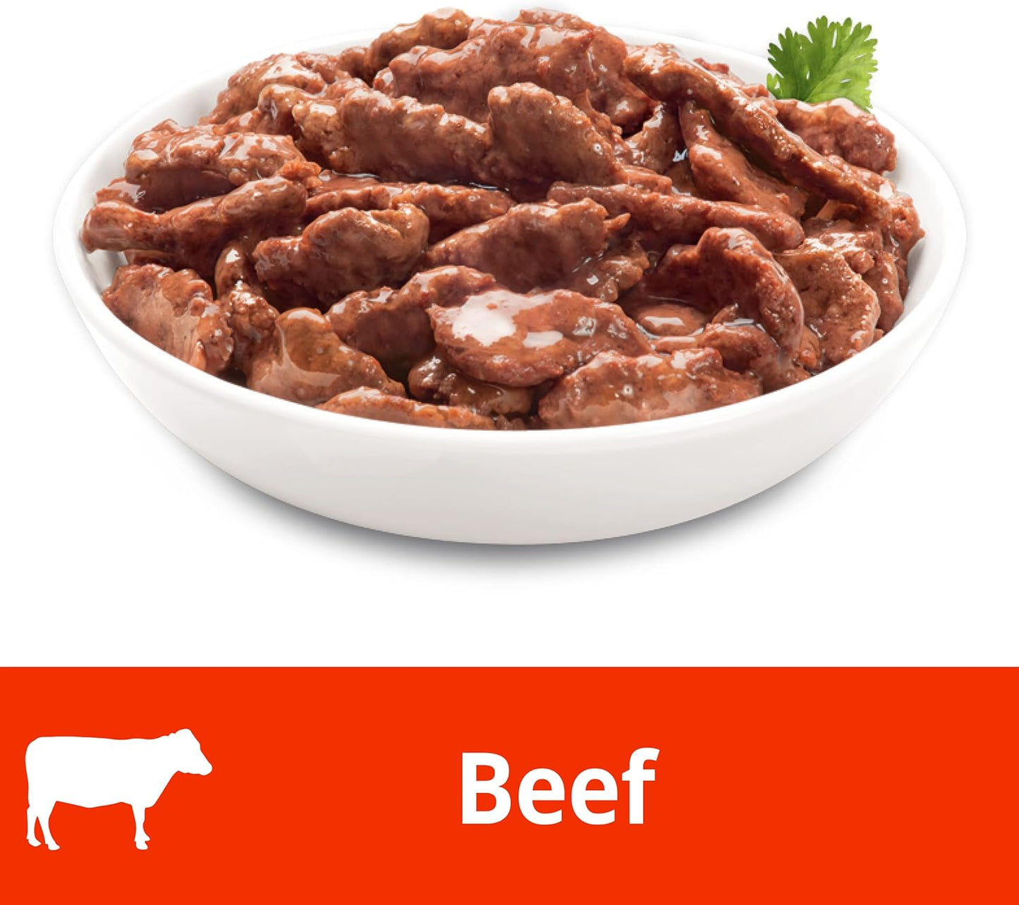 Adult Wet Dog Food With Succulent Beef Fillets in Gravy 6 x 100g, 6 Pack (36 Pouches)