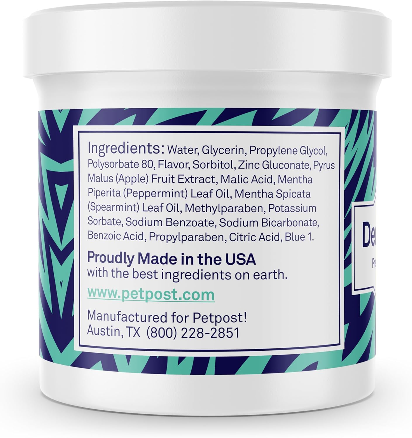 Petpost | Dental Wipes for Dogs - Bad Breath and Tooth Buildup Gone