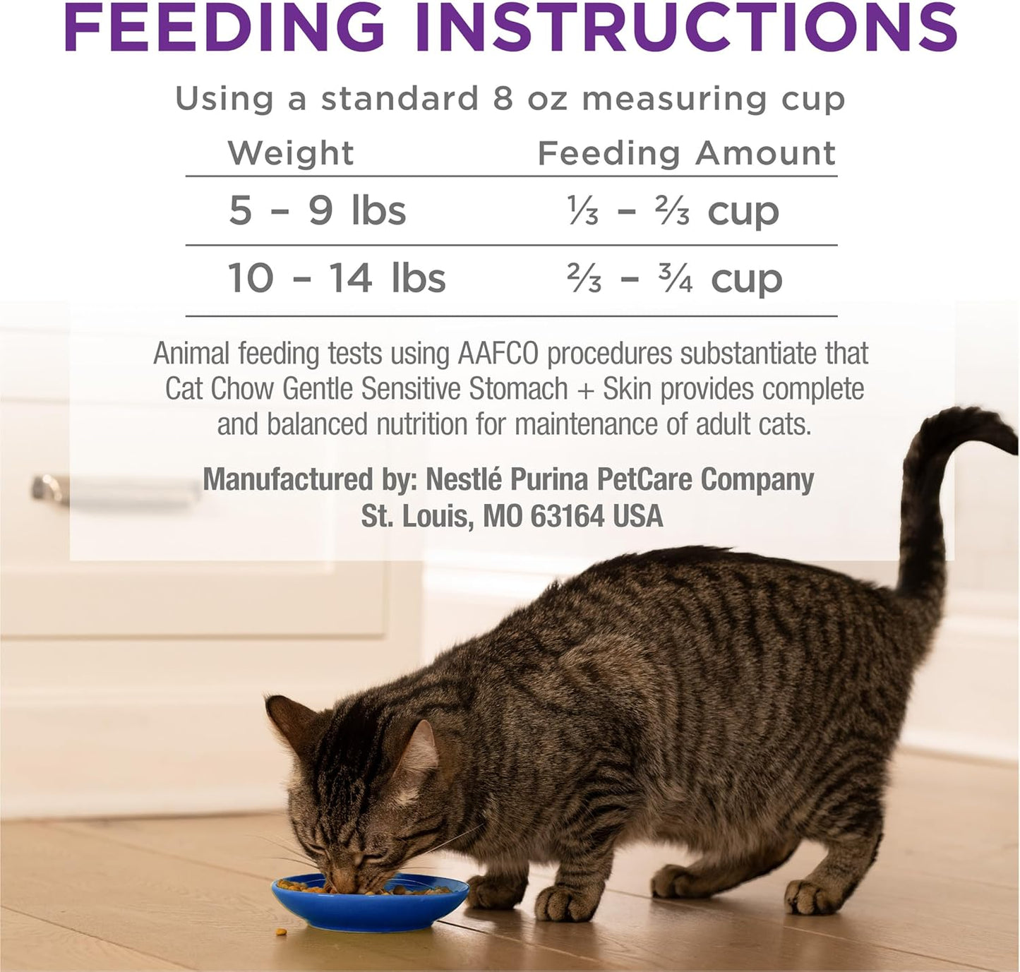 Gentle Cat Food 5.9kg. Bag
