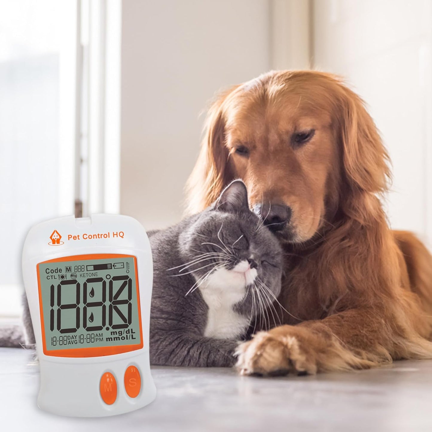 Blood Sugar Glucose Monitor System for Dogs and Cats - Pet Glucose Monitoring Kit