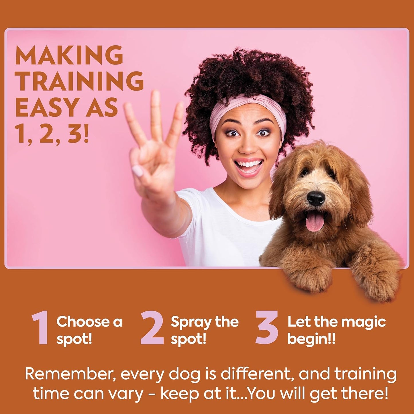 OUT! PetCare Go Here Attractant Indoor and Outdoor Dog Training Spray | House-Training Aid for Puppies and Dogs | 32 oz
