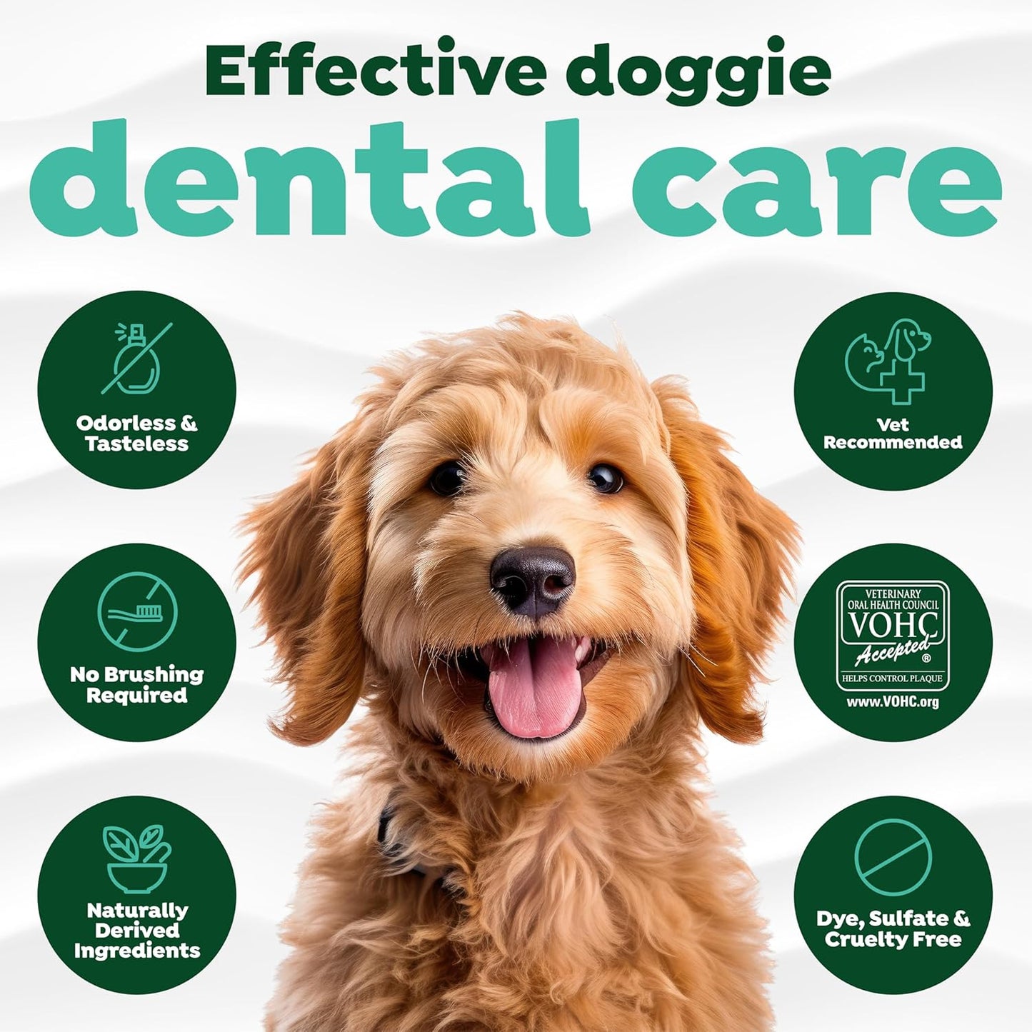 TropiClean Fresh Breath Water Additive for Dogs, Dog Breath Freshener and Teeth Cleaning Solution, No Toothpaste or Toothbrush Required, 33.8oz. Visit the TropiClean Store