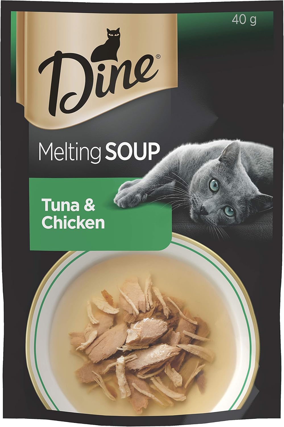 Dine Melting Soup Wet Cat Food