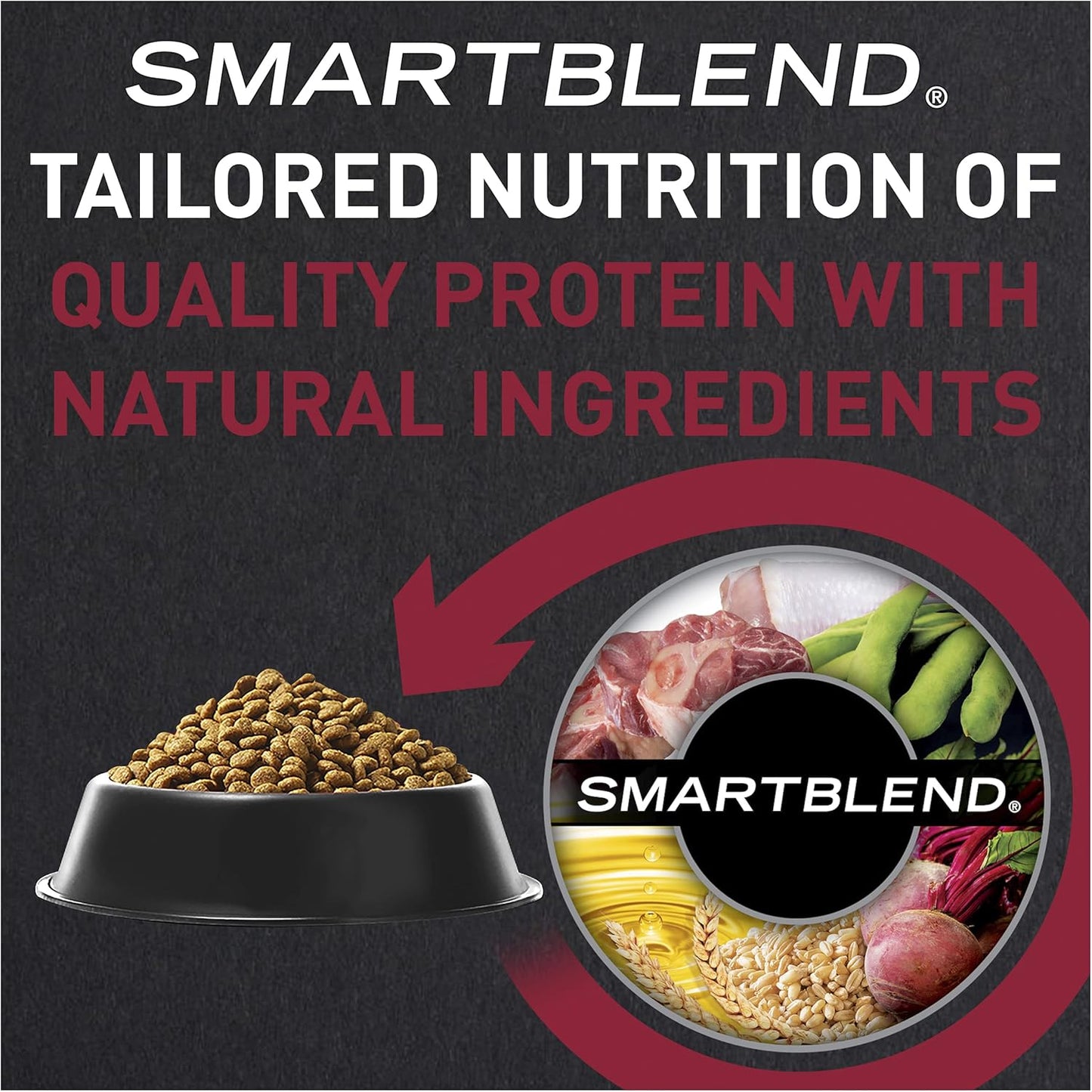 Adult Dog Food, Beef, 12kg