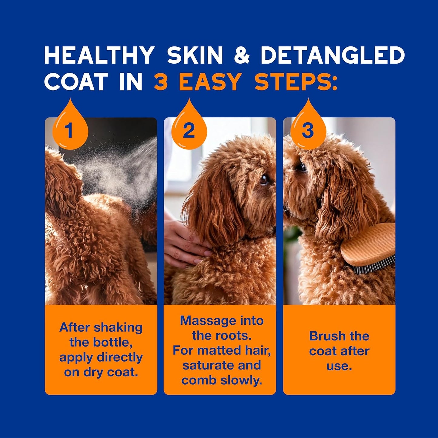 DOUXO® Skin & Coat SPA - Ultra-Safe Detangling Spray for Dogs, 10 fl oz