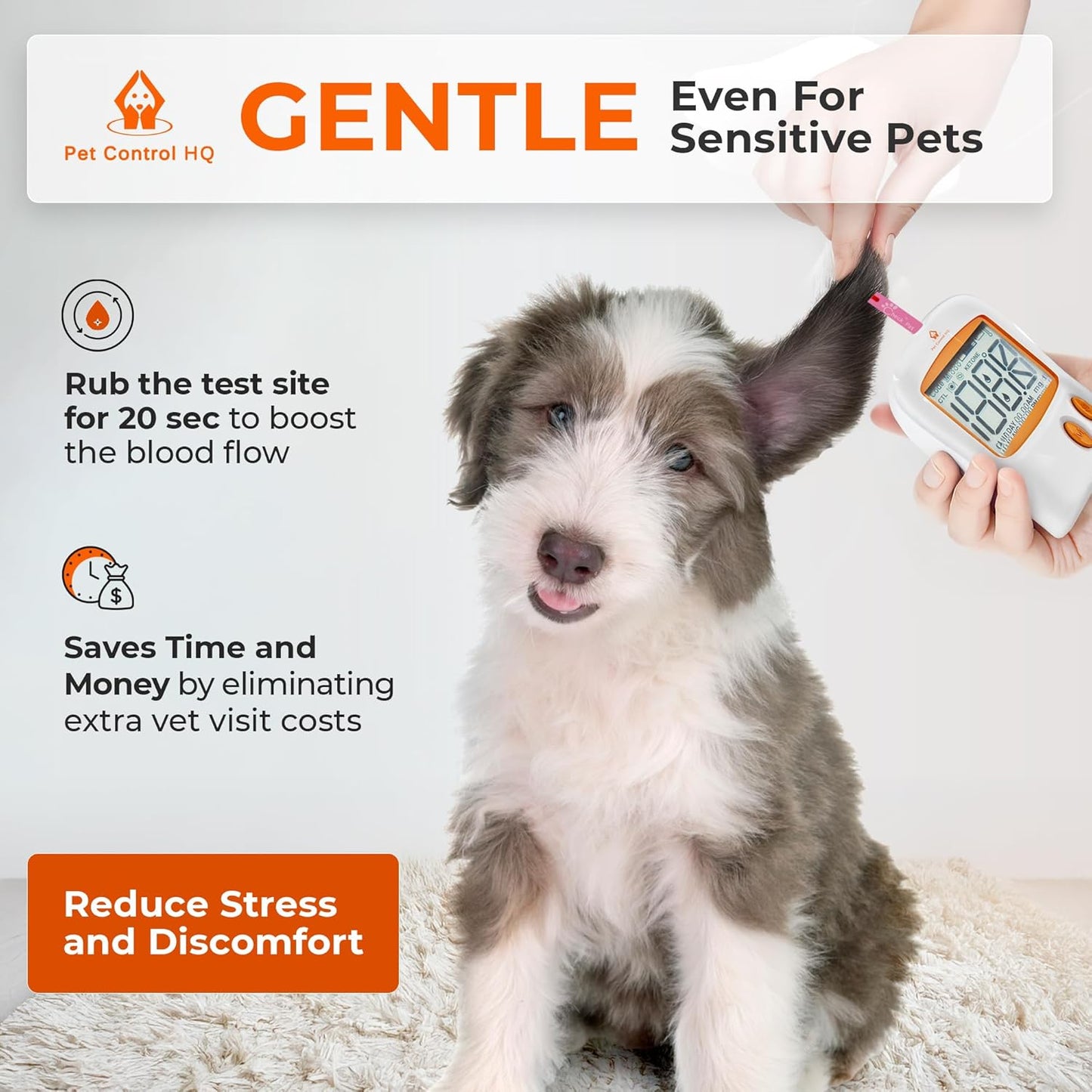 Blood Sugar Glucose Monitor System for Dogs and Cats - Pet Glucose Monitoring Kit