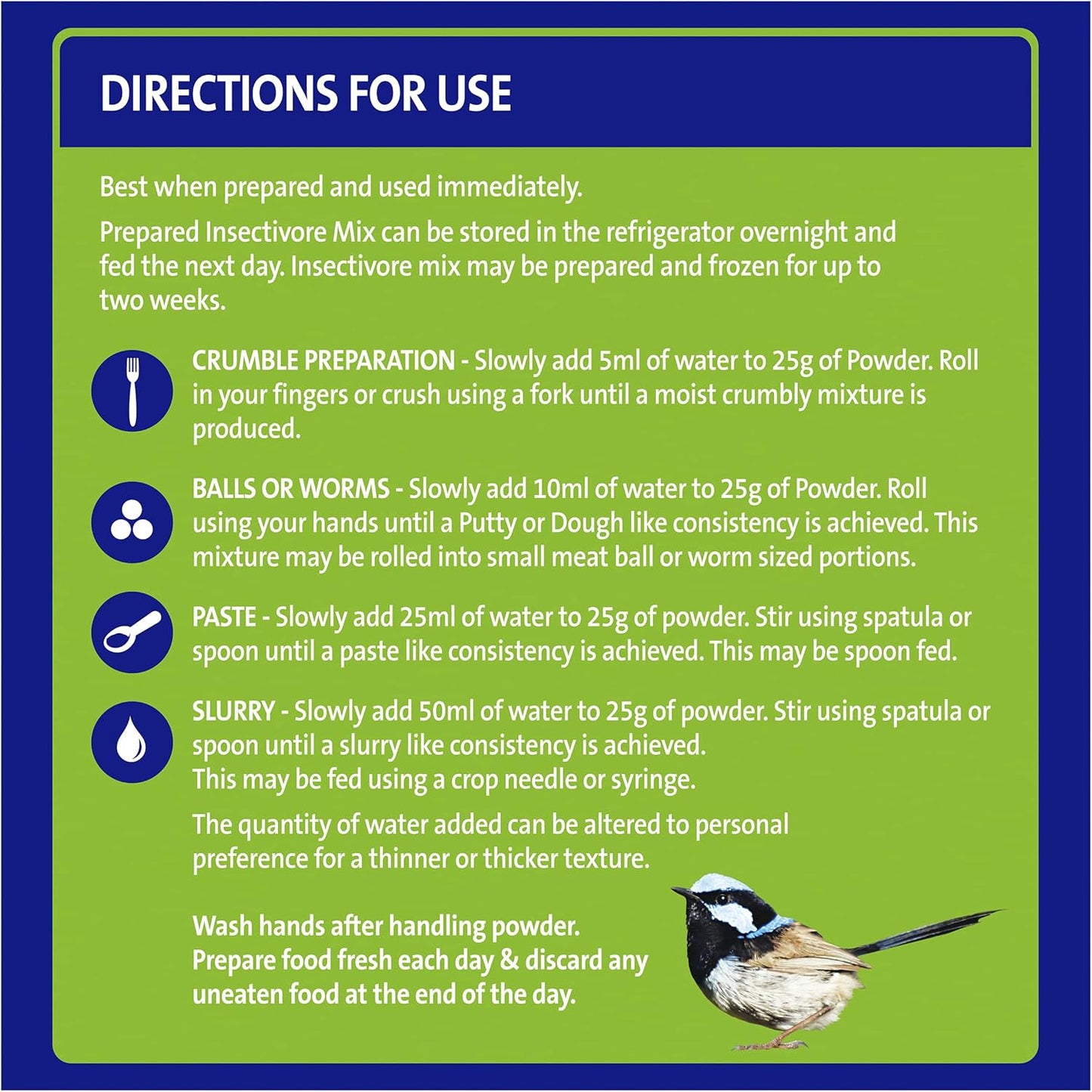 Harmony Insectivore Protein Bird Feed Mix, 1 Pack, 500 Grams
