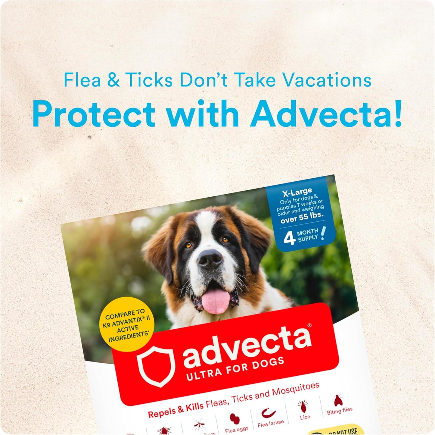 Ultra Flea and Tick Prevention for Dogs - Dog and Puppy Treatment and Control , 6 Month Supply