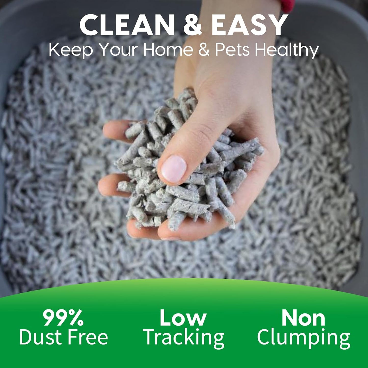 Fresh News Recycled Paper, Original Pellet Cat Litter, 25 Pound-USA made