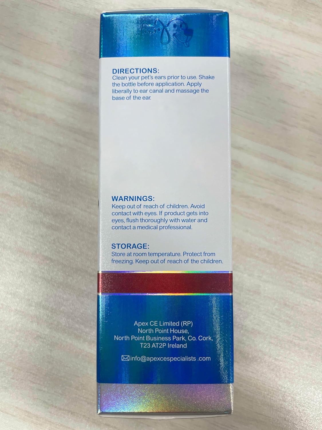 Dog Ear Infection Treatment, Natural Dog Ear Drops Liquid, Antiseptic Ear Cleaner for Dog & Cat, Dog Ear Care for Itchy Relief, Yeast Infection Treatment, Ear Mite Treatment for Dogs, 2.02fl.oz