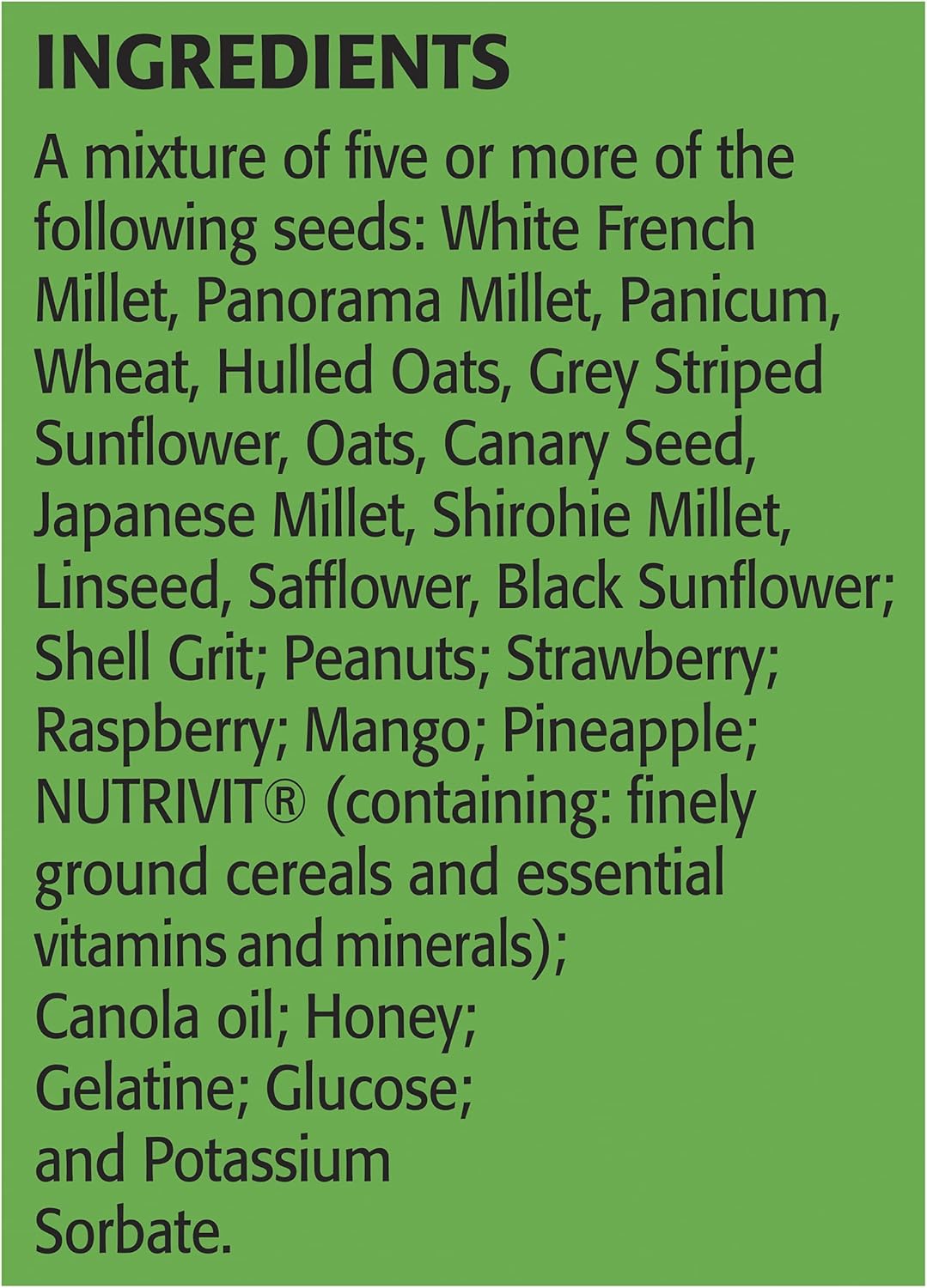 Trill Cockatiel Honey Sticks, 3 Pack – Bird Seed 105g