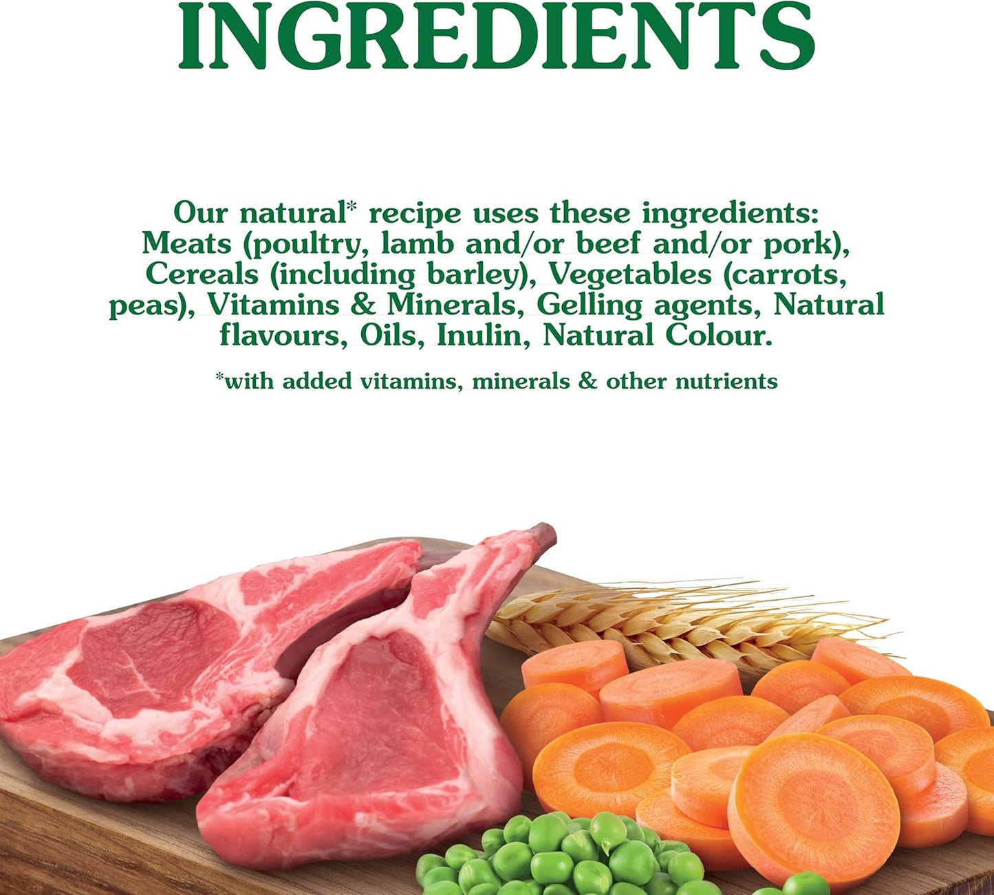 Nature's Gift Adult Wet Dog Food in Can, Casserole with Lamb, Vegetables & Barley 6x1.2Kg