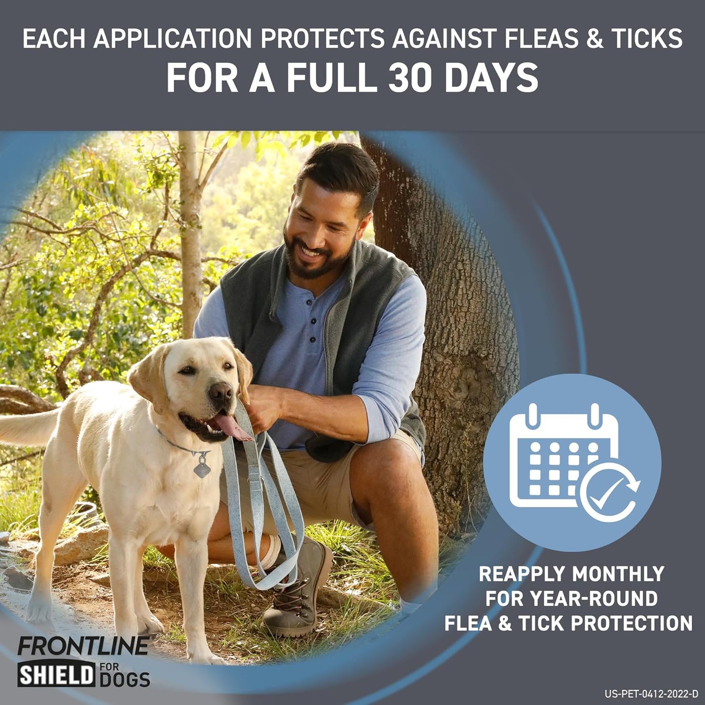 FRONTLINE Shield Flea & Tick Treatment for Large Dogs 41-80 lbs. Count of 3 Visit the Frontline Store